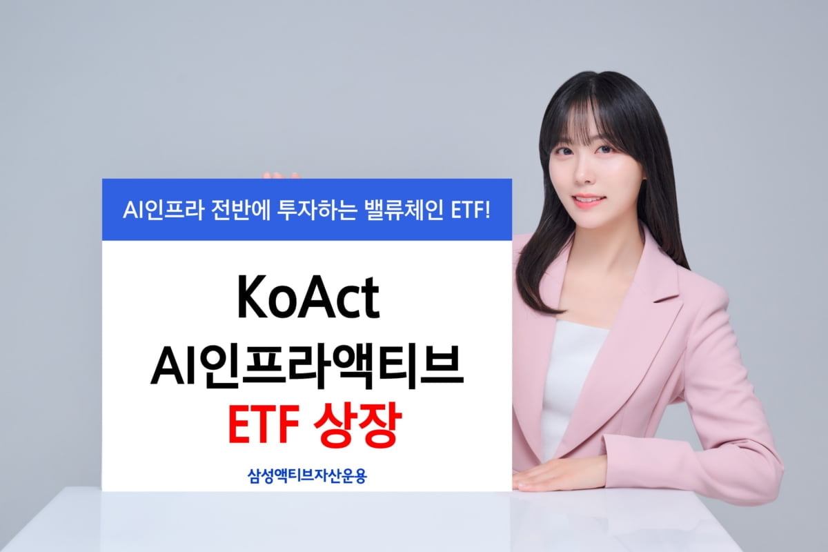 삼성액티브자산, KoAct AI인프라액티브 ETF 상장