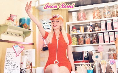 전소미, 바비인형이야 사람이야…'Ice Cream' 앨범 커버 공개