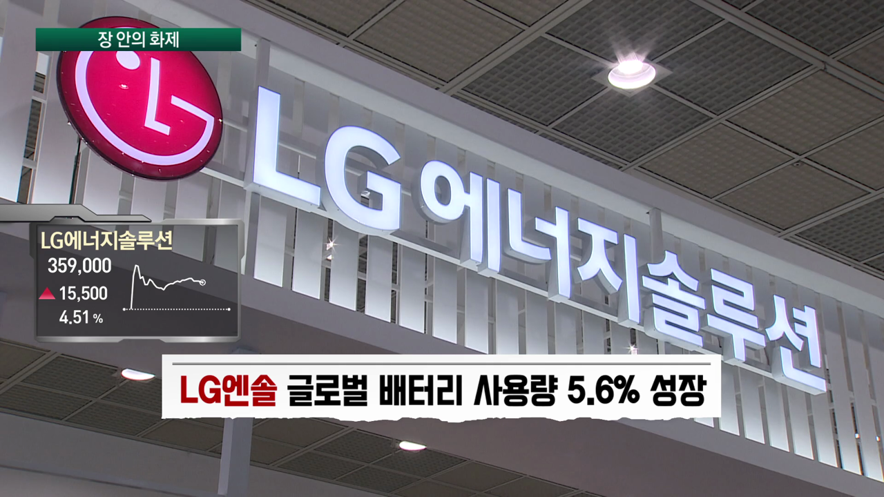 日파나소닉 배터리 27% 역성장…LG엔솔은 5.6%↑ [장 안의 화제]