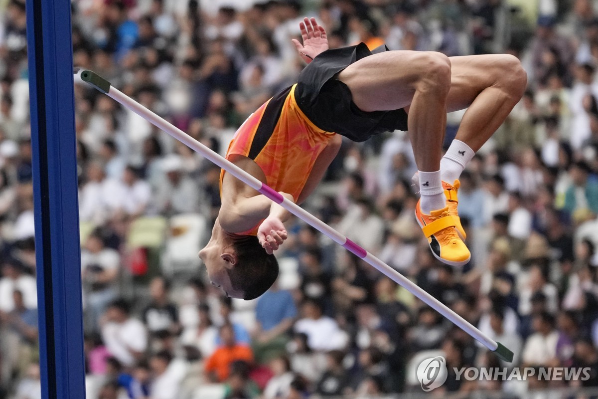 우상혁, 모나코 다이아몬드리그 2ｍ28 공동 3위…커, 2ｍ33 우승