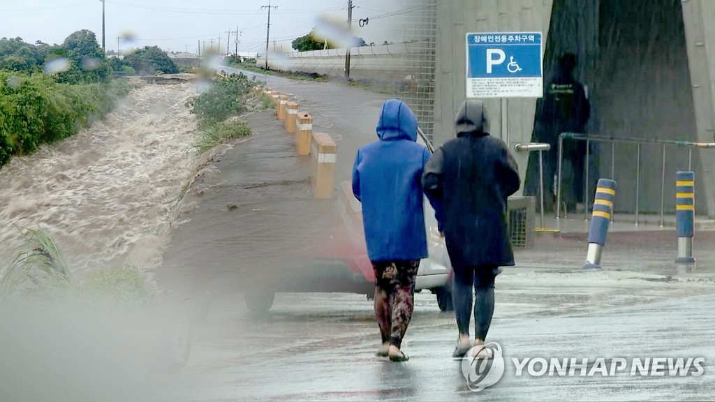 전남 남해안 최고 69㎜ 장맛비…내일까지 150㎜↑(종합)