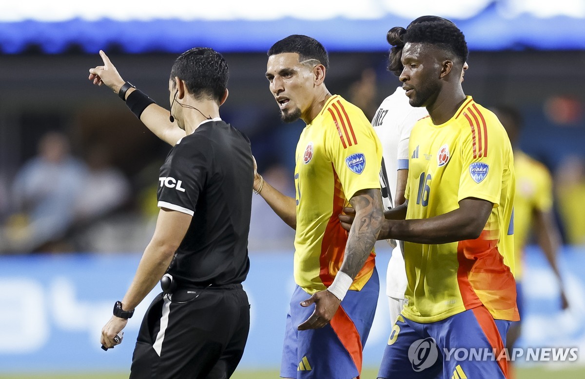 10명이 싸운 콜롬비아, 우루과이 1-0 격파…아르헨과 코파 결승