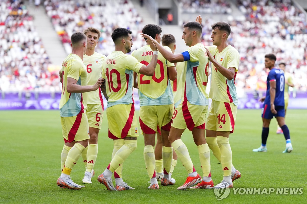 [올림픽] 일본·스페인, 남자축구 조별리그 2연승 '8강행 합창'