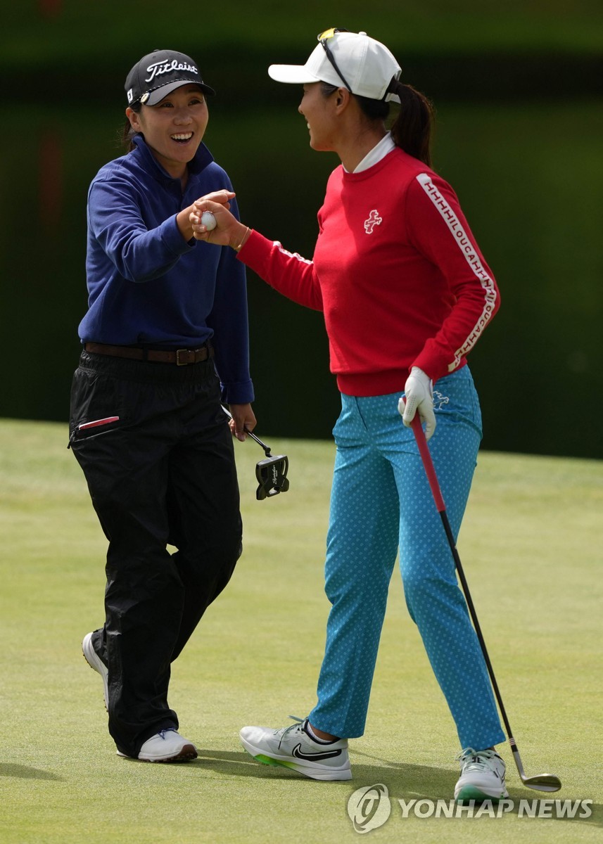 김인경-강혜지, LPGA 팀 대회 공동 3위…우승은 인뤄닝-티띠꾼