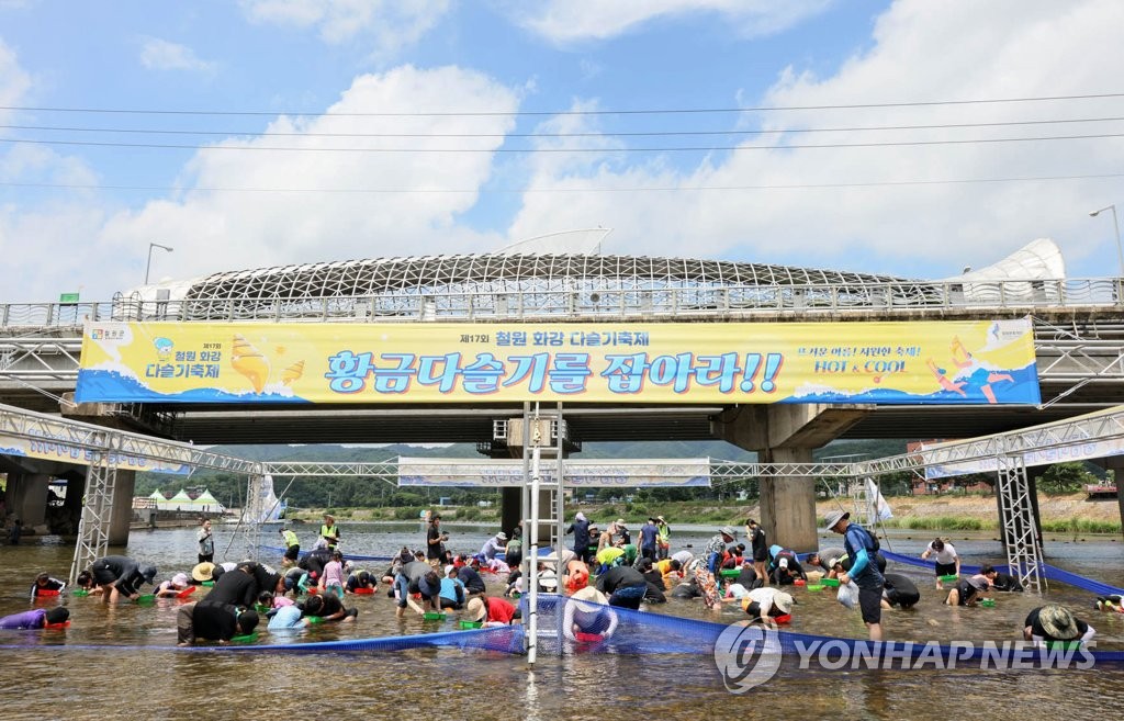 '맑은 물에서 놀자' 철원 화강 다슬기축제 내달 1일 개막