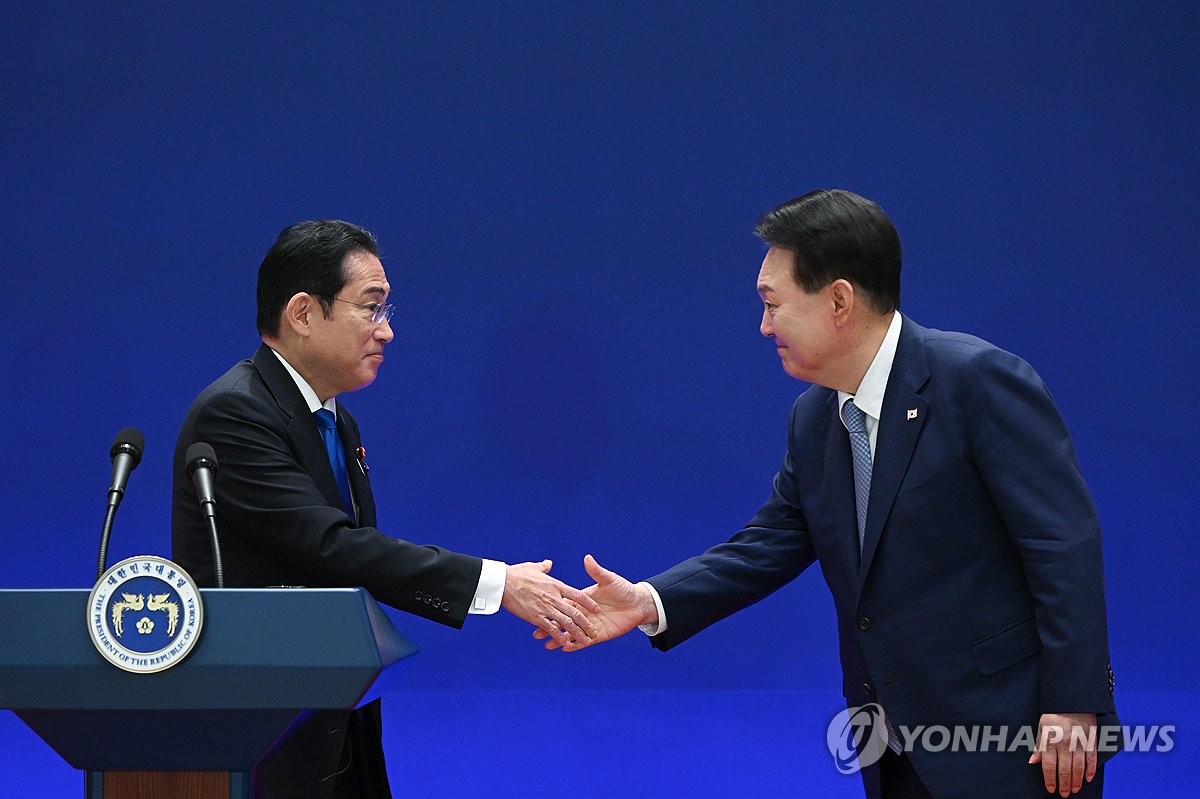 日교도통신 "한일, 나토 정상회의 계기 정상회담 개최 조율"