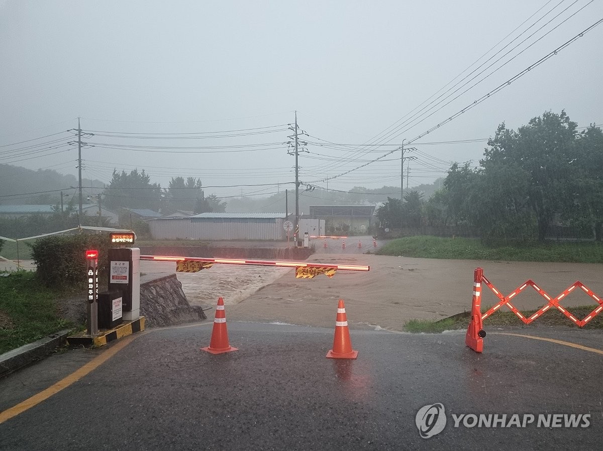 경기북부 최대 시간당 75㎜…밤사이 115건 피해