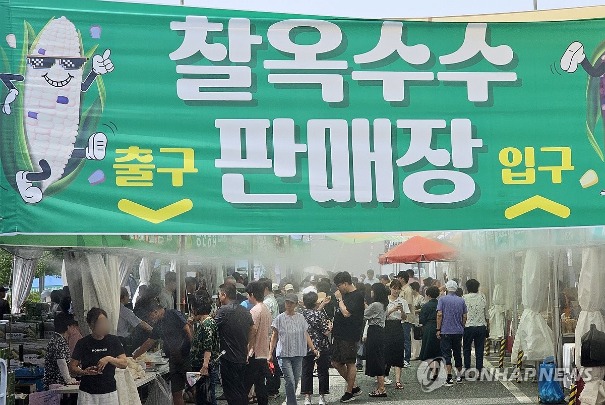 홍천 찰옥수수축제성황 폐막…사흘간 3만명 방문