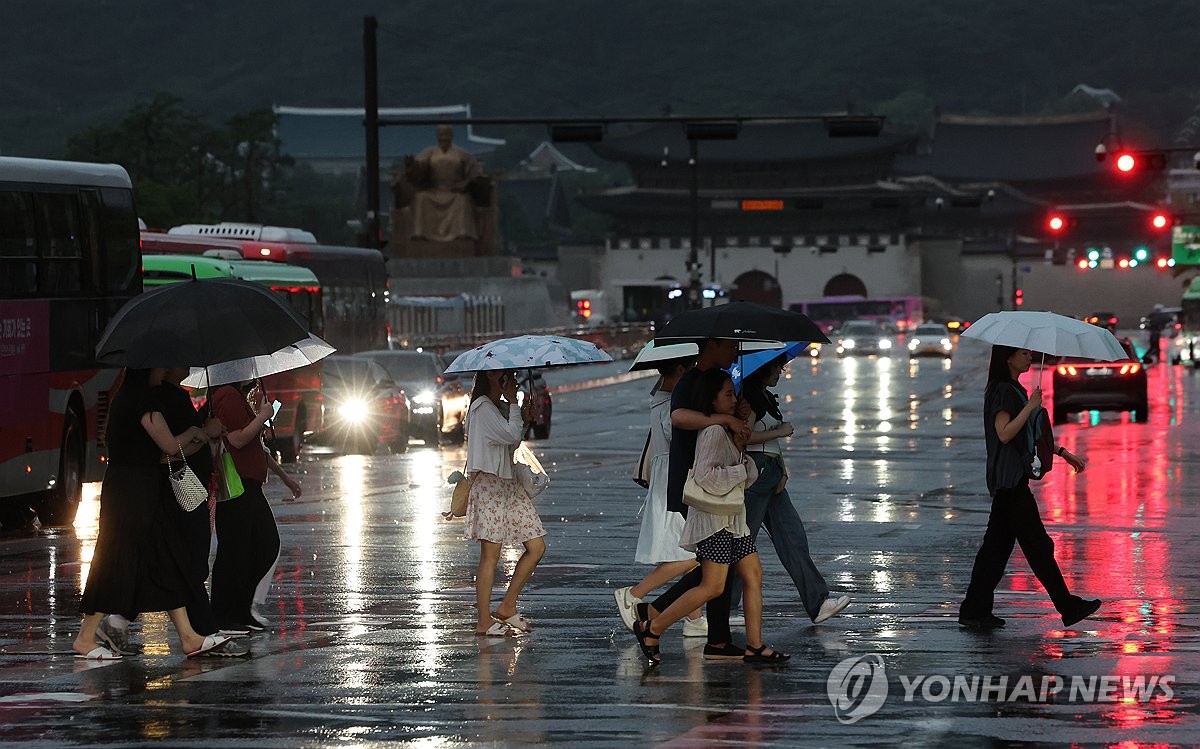 서울 비바람에 나무 쓰러지고 외장재 떨어져…인명피해는 없어