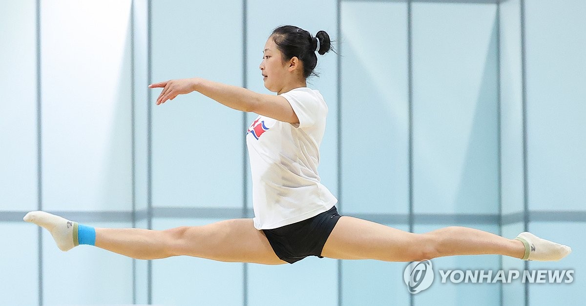 [올림픽] 북한 기계체조 안창옥, 파리 입성 다음날부터 맹훈련