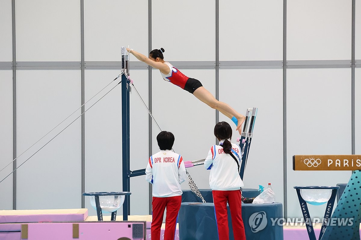 [올림픽] 북한 기계체조 안창옥, 파리 입성 다음날부터 맹훈련