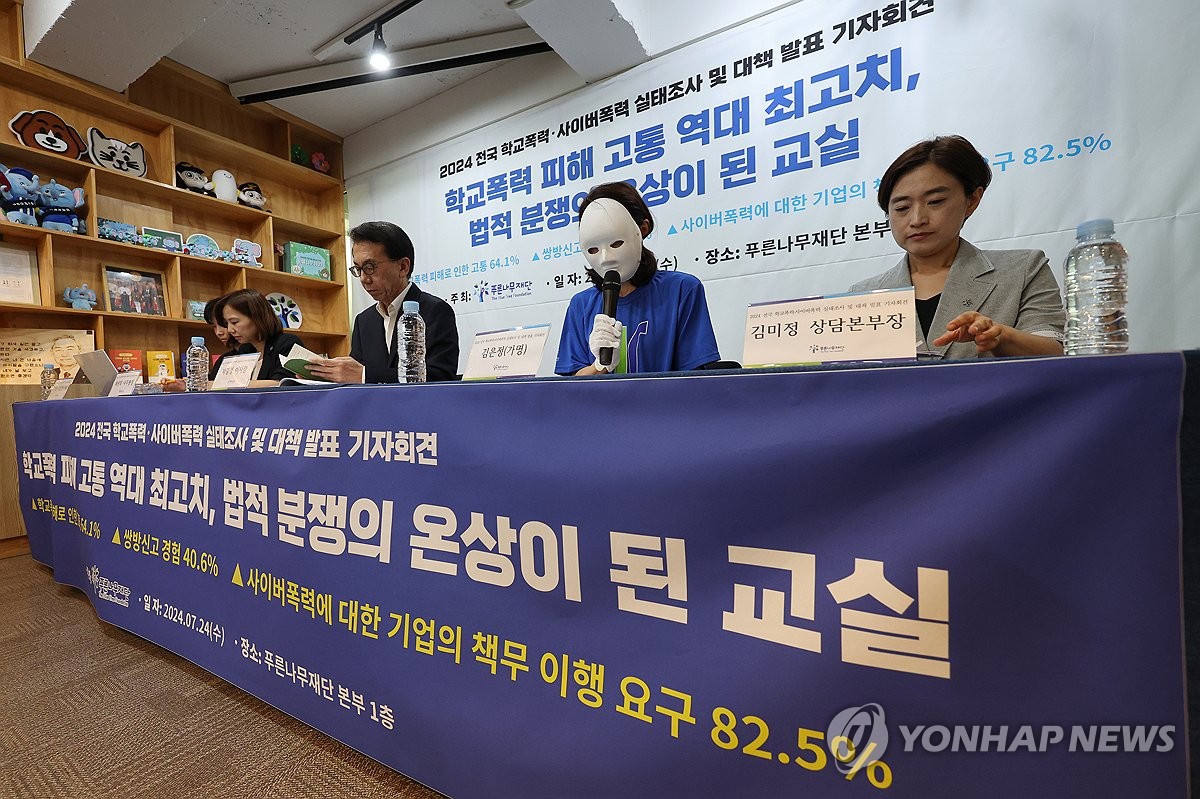 "학폭 피해자 40%는 자살·자해 충동 경험…고통 최고치"