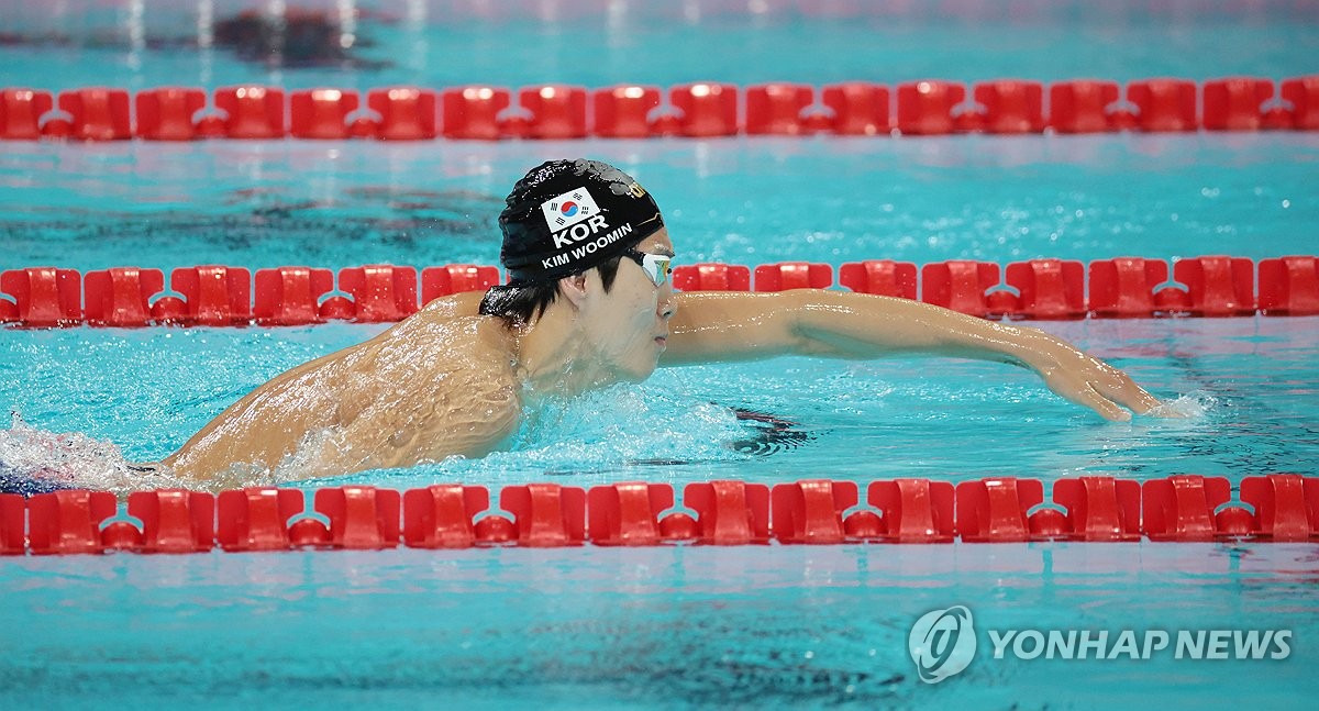 [올림픽] 김우민, 자유형 400ｍ 7위로 힘겹게 결승 진출…"나도 놀라"(종합)