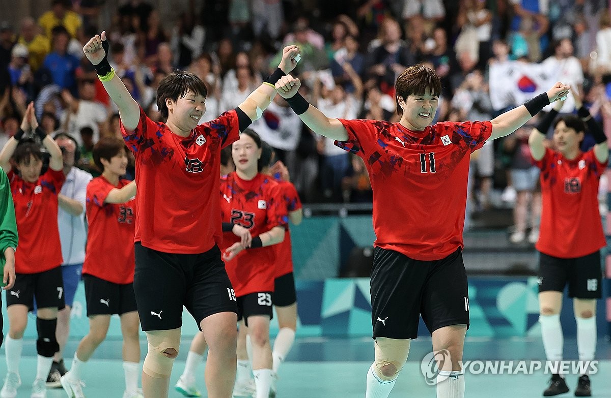 [올림픽] 한국 여자 핸드볼, 독일에 짜릿한 재역전승 '우생순, 가자'(종합)