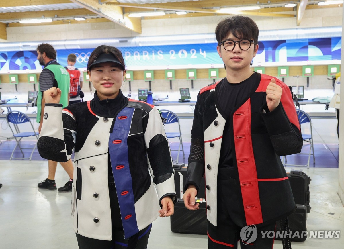 [올림픽] 공기소총 10ｍ 혼성 금메달 결정전 진출…한국 선수단 첫 메달(종합)