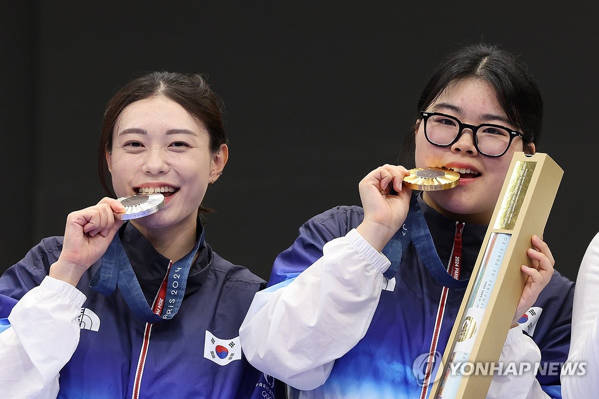 [올림픽] 사격 공기권총 오예진 '깜짝 우승'…여자 양궁은 단체전 10연패