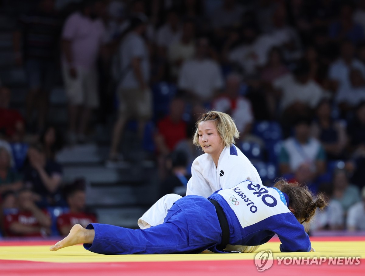 [올림픽] 유도 김지수, 4강행 좌절…패자부활전 통해 동메달 도전