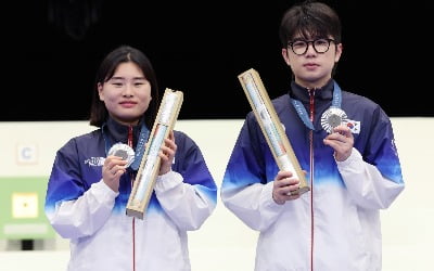 한국 첫 메달 주인공 '사격'…선수교체 승부수 통했다