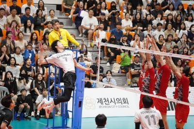 한국 남자배구, 제천 코리아컵 국제대회서 일본에 역전패