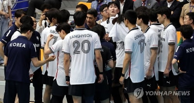 남자배구, 코리아컵 호주전 3-0 완승…허수봉 강서브로 쐐기