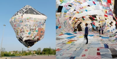 재사용 비닐봉지로 만든 미술관, 8월 서울 하늘에 뜬다