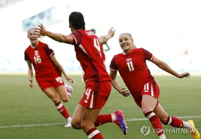 [올림픽] '드론 염탐' 캐나다 여자축구, 뉴질랜드에 2-1 승리