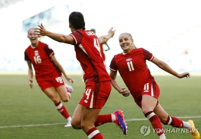 [올림픽] '드론 염탐' 캐나다 여자축구, 뉴질랜드에 2-1 승리(종합)