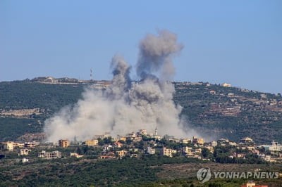 이스라엘, 레바논 남부 이틀째 보복 공습…2명 사망