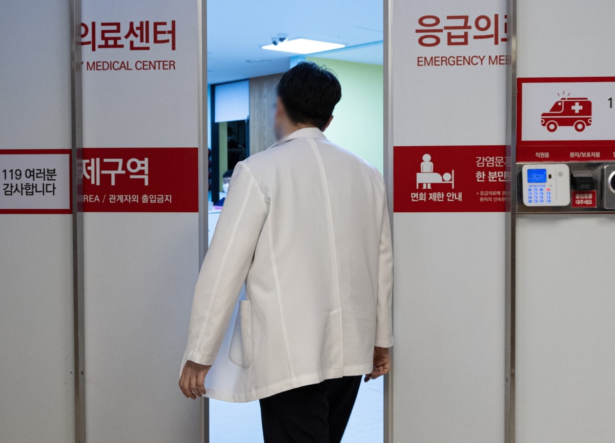 지난달 17일 서울 소재의 2차 종합병원 응급의료센터 / 사진=뉴스1