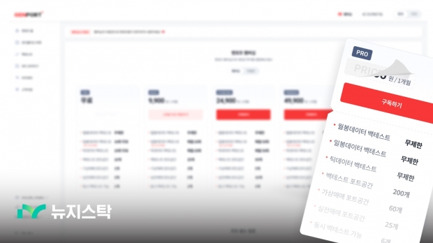 뉴지스탁, 멤버십 요금제 출시…무료 이용권 증정 이벤트