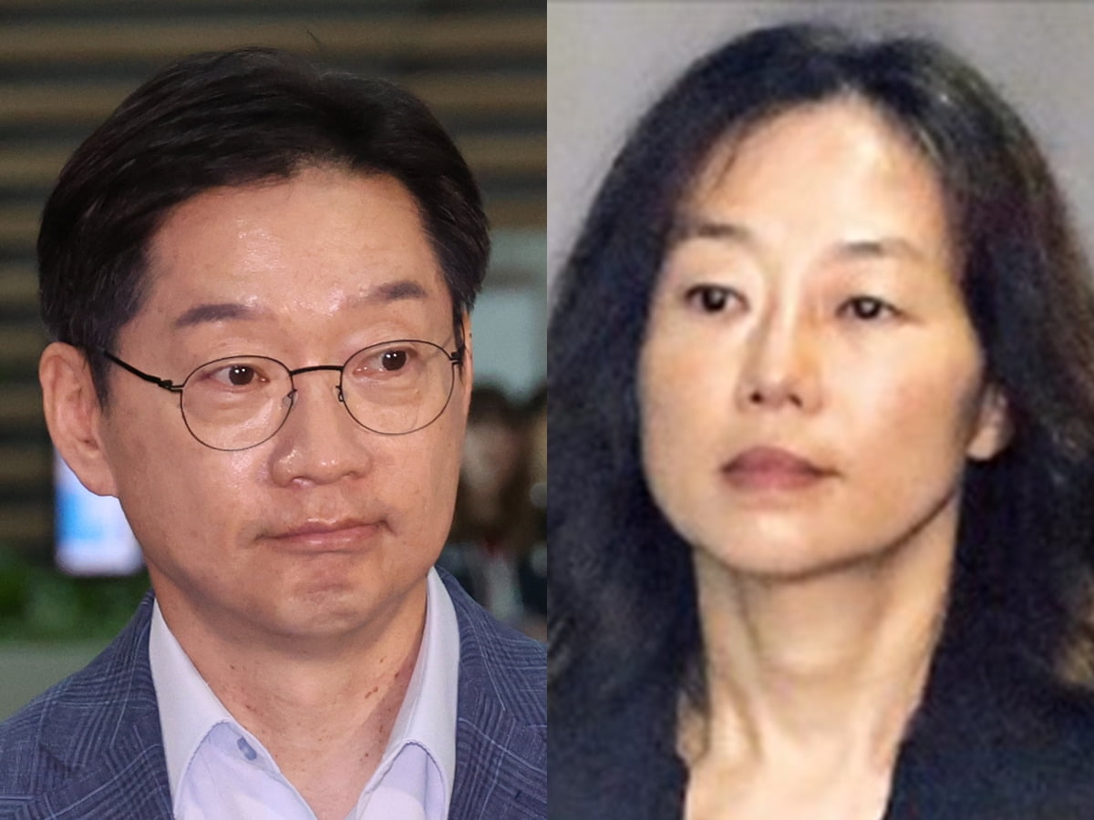 김경수 전 경남지사(왼쪽)와 카지노 꽁 전 청와대 정무수석 /사진=연합뉴스