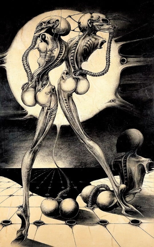 HR Giger Atomic Children 1968 HR Giger 박물관 제공