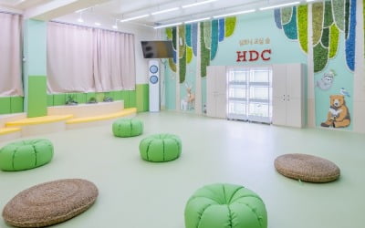 HDC현산, 굿네이버스와 아동·청소년 환경친화공간 '심포니 교실 숲' 조성