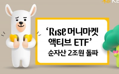 RISE 머니마켓 ETF, 순자산 2조원 돌파