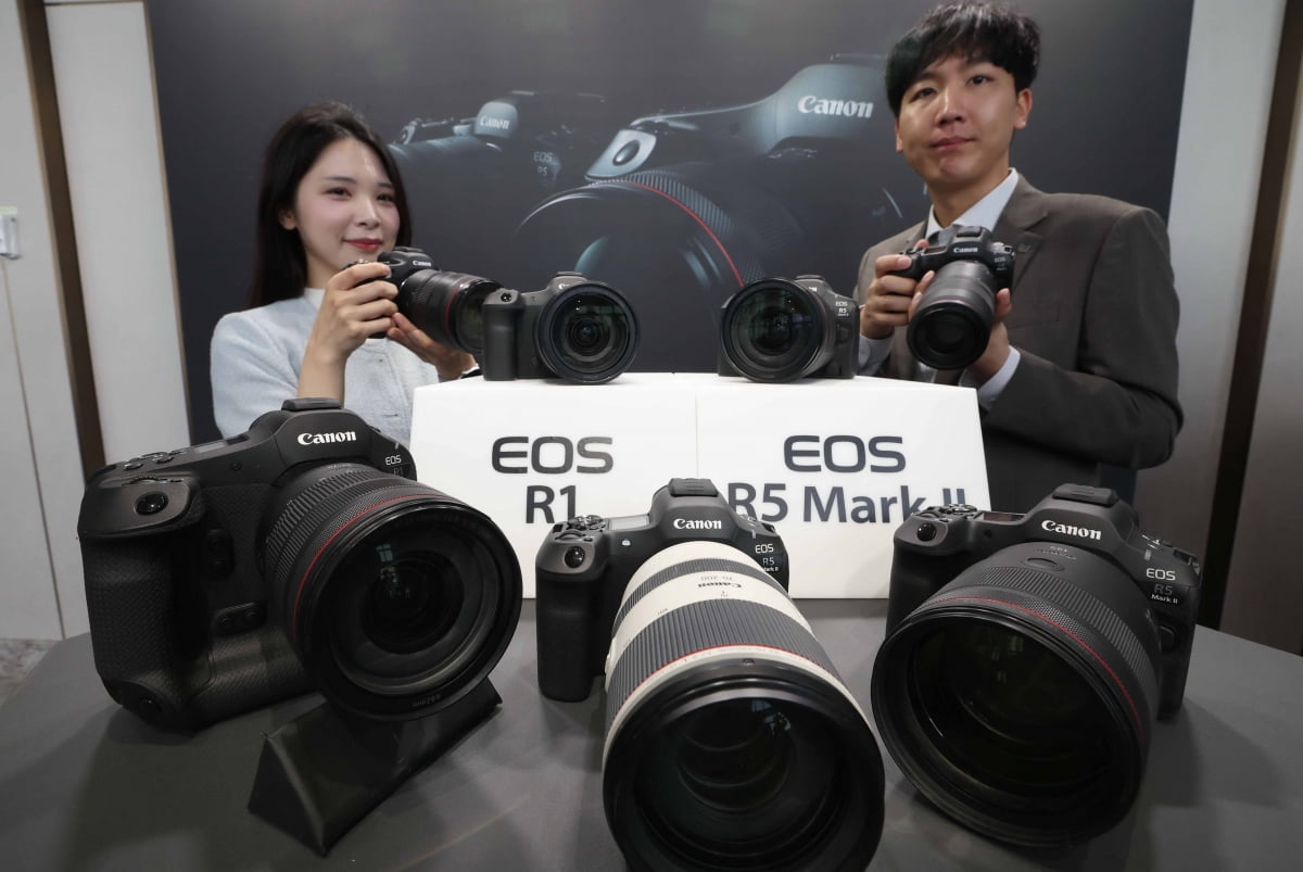 [포토] EOS R1 및 EOS R5 Mark II 정식 발표 기자간담회