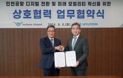 인천공항, 온라인 카지노 사이트와 '디지털 전환·미래모빌리티 혁신' 업무협약 체결