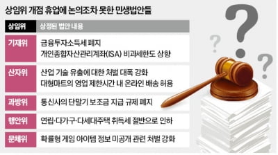 ISA 개편·단통법 폐지…민생법안 손도 못 댄 국회