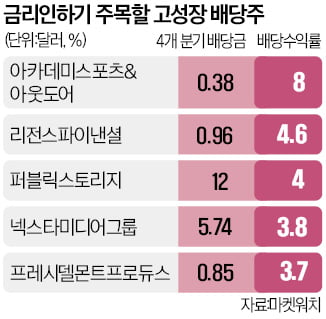 美 금리카지노 사이트 앞두고 주목받는 배당성장株