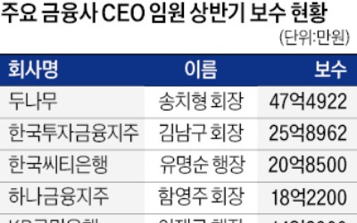 유안타카지노 잭팟 이사 44억 '연봉킹'