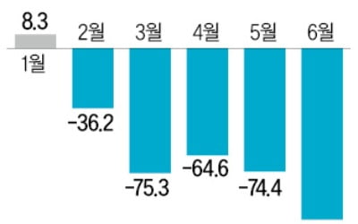 상반기 나라살림 103조 적자…연간 전망 넘어