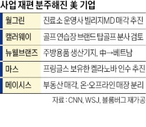 소비 역풍 대비하라…美 소비재 기업, 사업 떼고 붙이고 분주