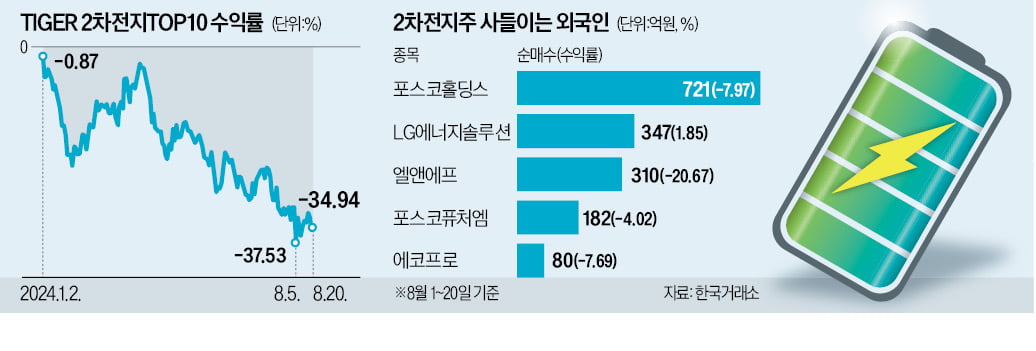 답답한 2차전지株…외국인은 사 모은다