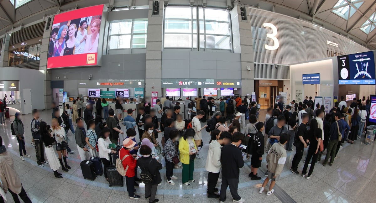 인천국제공항 1터미널 출국장. 사진=한국경제신문