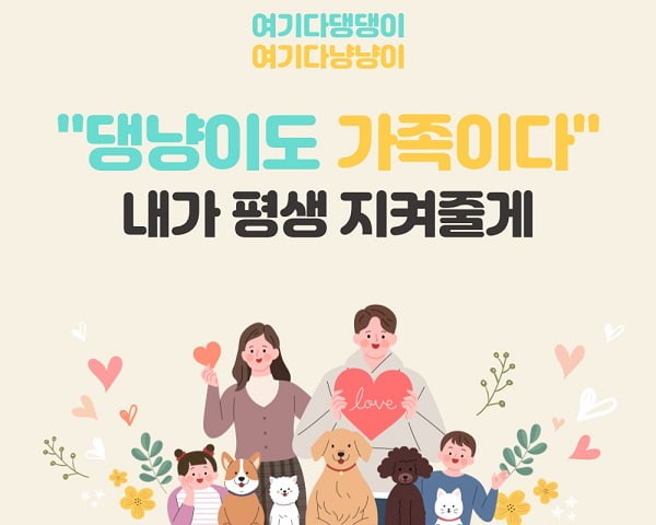 여기다댕댕이, 댕냥장터 서비스 오픈