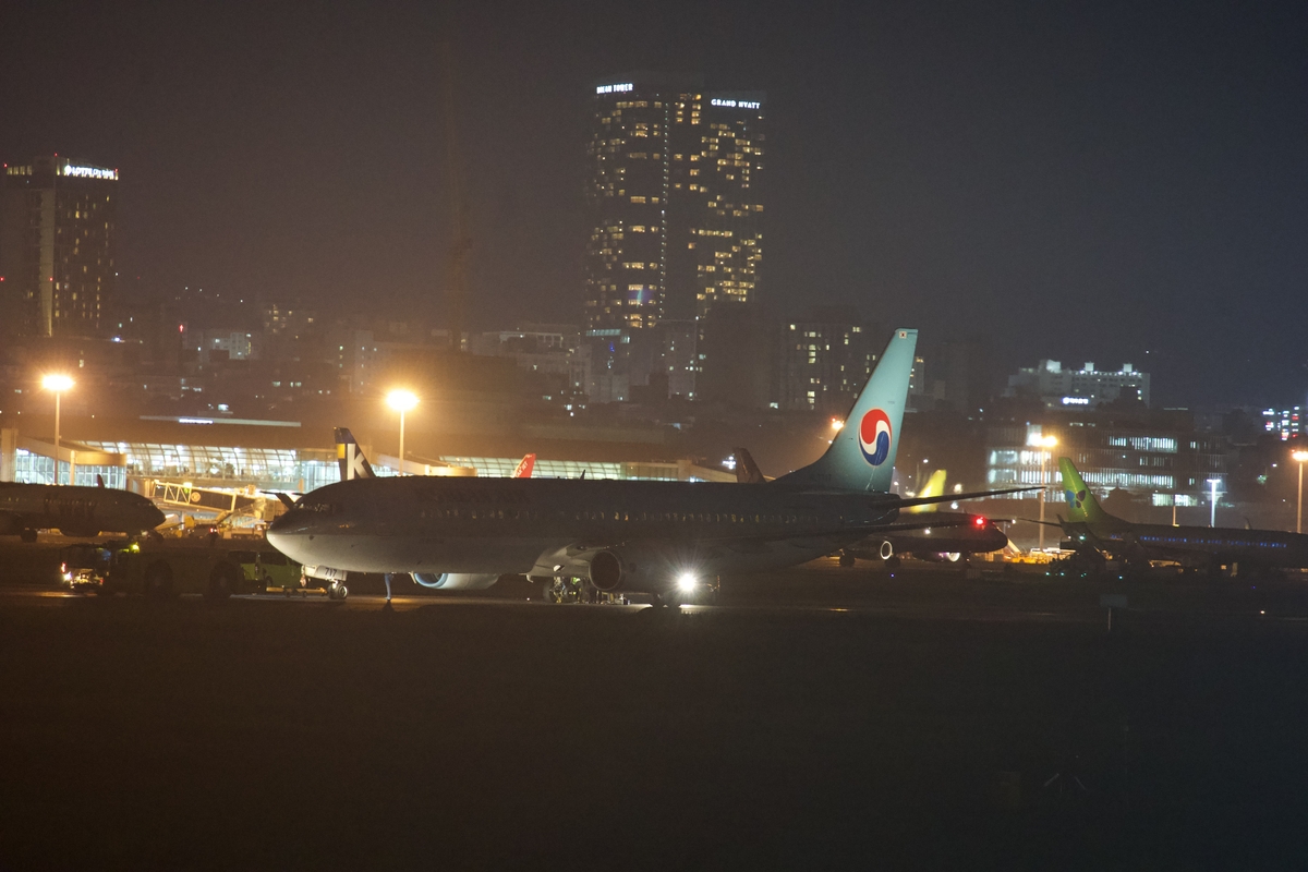 김포행 대한항공 여객기 이륙중 고장…제주공항 운항 중단