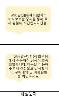 '해도 너무하네'...'티메프 환불' 사칭 문자