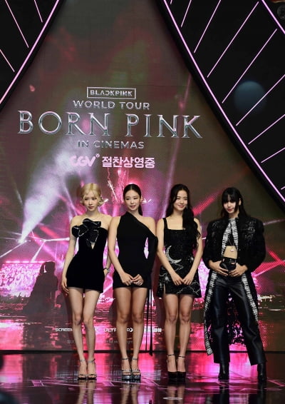 블랙핑크, 'BLACKPINK WORLD TOUR [BORN PINK] IN CINEMAS' 좋아요[TEN포토]