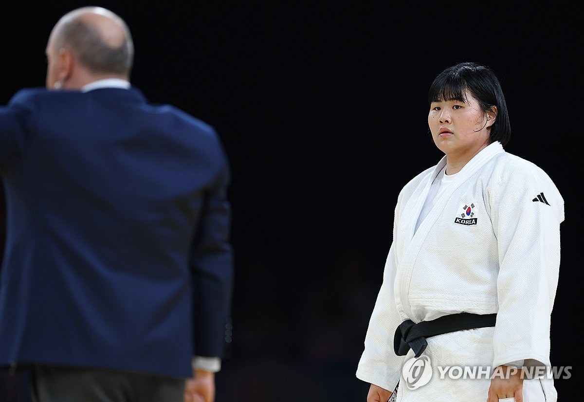 유도 김하윤, 여자 최중량급 동메달…24년 만의 쾌거