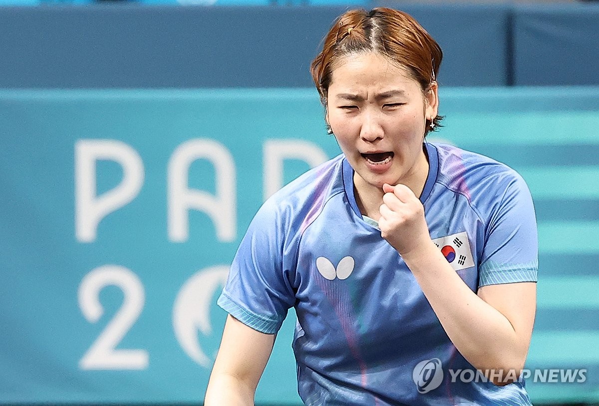 [올림픽] 한국탁구, 16년 만에 여자단체 동메달…신유빈 두 번째 메달