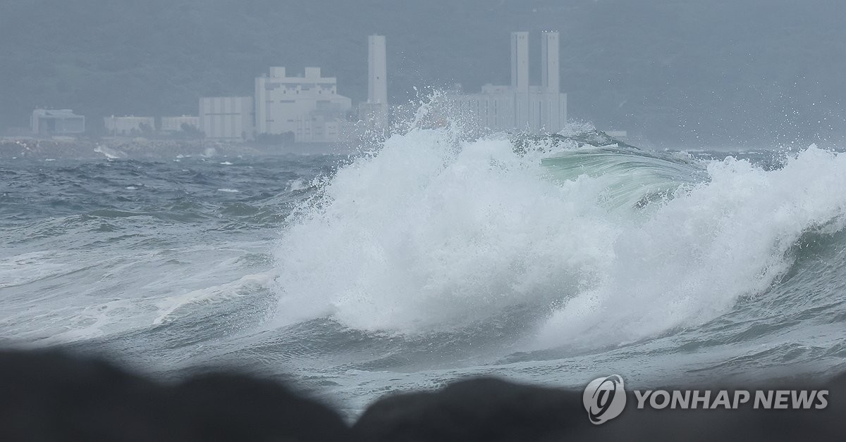 태풍 특보 무시하고 스노클링하다 바다에 빠진 20대 구조